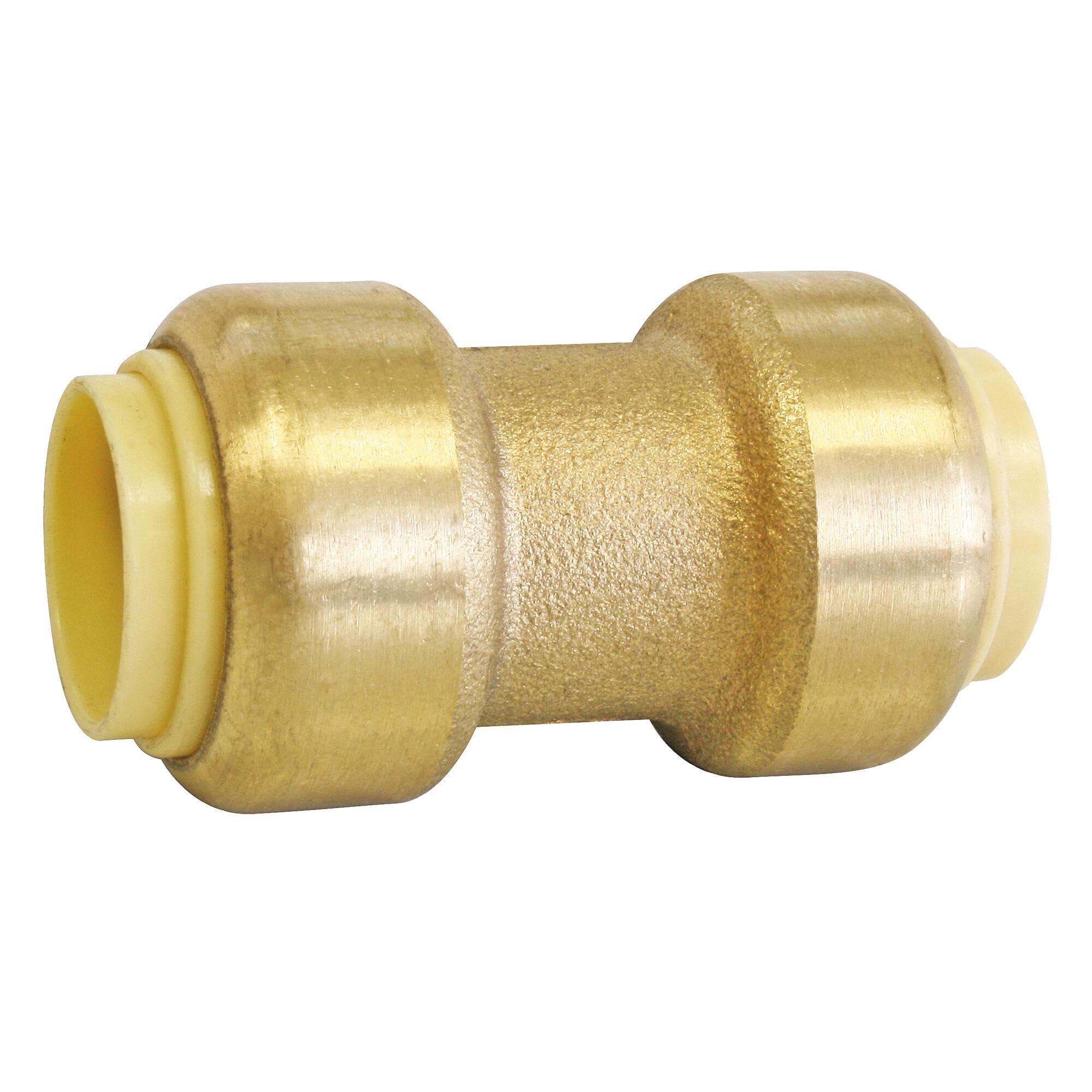 SOMATHERM FOR YOU 3540730013828 Cases PushFit 16 Brass Sleeve Equal or Copper Pipes or PER Multi-Layer Ø16 Clipped, Klein