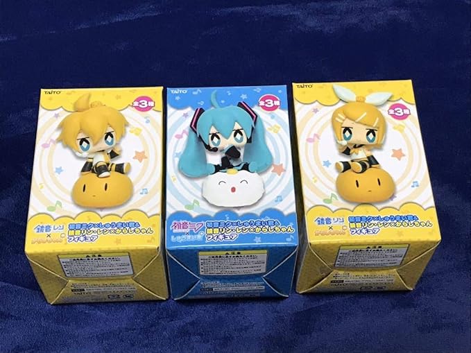 Amazon 初音ミク しゅうまい君 鏡音リン レン からしちゃん フィギュア 全３種セット 303 フィギュア ドール 通販