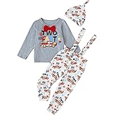 Aslaylme Baby Boy Two Fast Birthday Outfit Toddler 2nd Birthday Clothes Long Sleeved Overalls