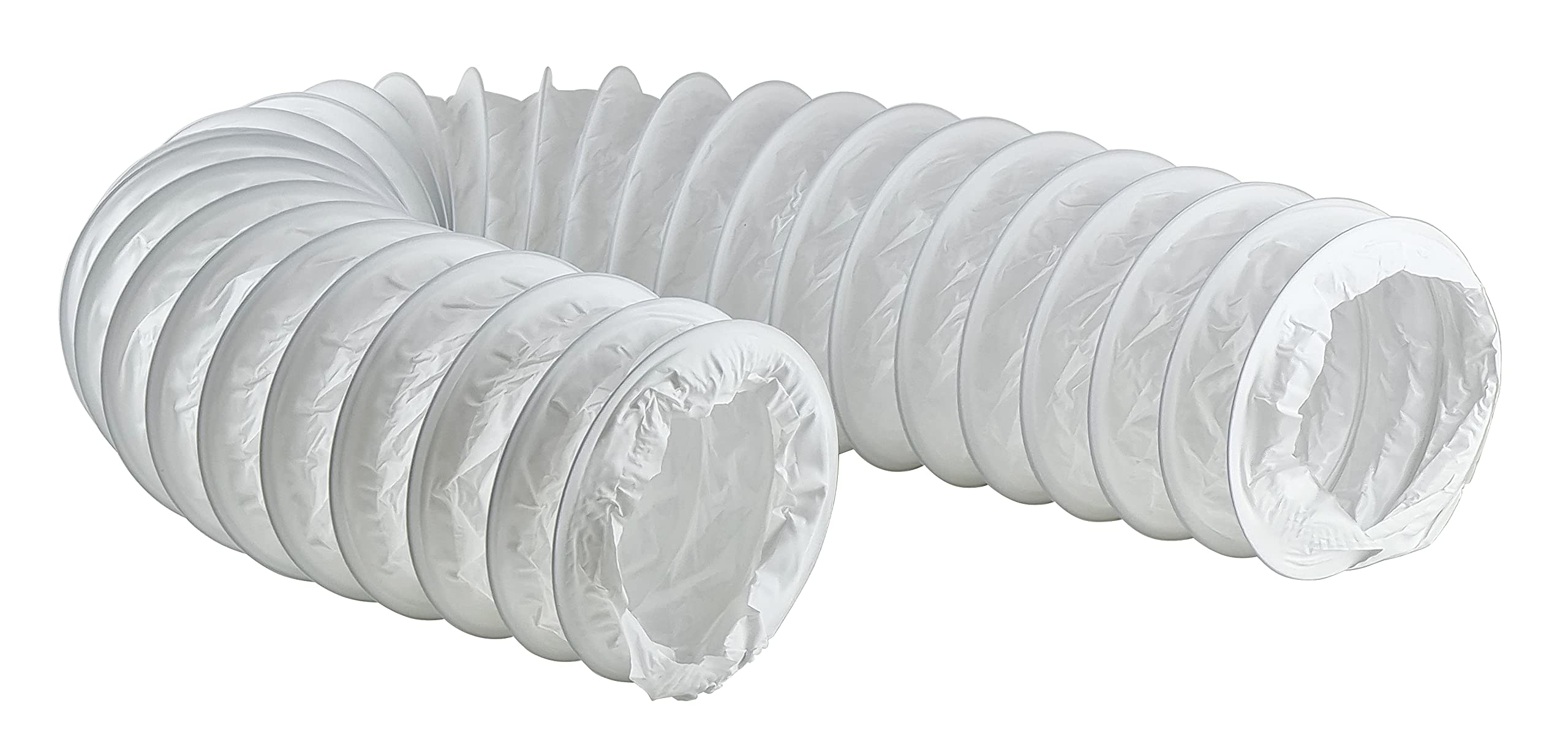 Steinberg14 PVC 100mm Flexible Ducting 1m - 4 inch Ducting for Air Conditioner - Extractor Tube Hose - Tumble Dryer Pipe - Flexible Duct for Cooling Ventilation and Air Conditioning Systems