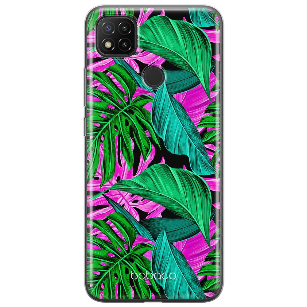 Babaco ERT GROUP mobile phone case for Xiaomi REDMI 9C original and officially Licensed pattern Plants 004 optimally adapted to the shape of the mobile phone, case made of TPU
