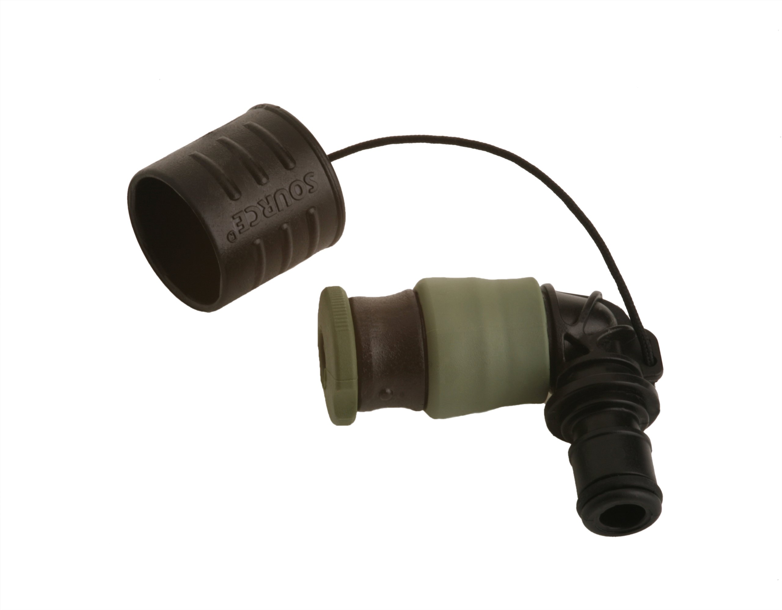 Source Tactical Storm Valve Kit - High-Flow Push-Pull Storm Valve - Easy Connection via QMT Quick Connect Mechanism - Dirt Shield Protects from Dust and Pollution, Black, OneSize