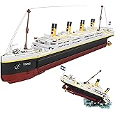 NDZUI Titanic Building Blocks Set, Toy Ship Model Kit, Building Bricks Sets for Adults or Kids 6 Year Old, Compatible with Major Brands, 2022 Pieces Gift for Christmas Boys Girls Adults (2022pcs)