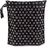 Bumkins Waterproof Wet Bag, Washable, Reusable for Travel, Beach, Pool, Stroller, Diapers, Dirty Gym Clothes, Wet Swimsuits, 