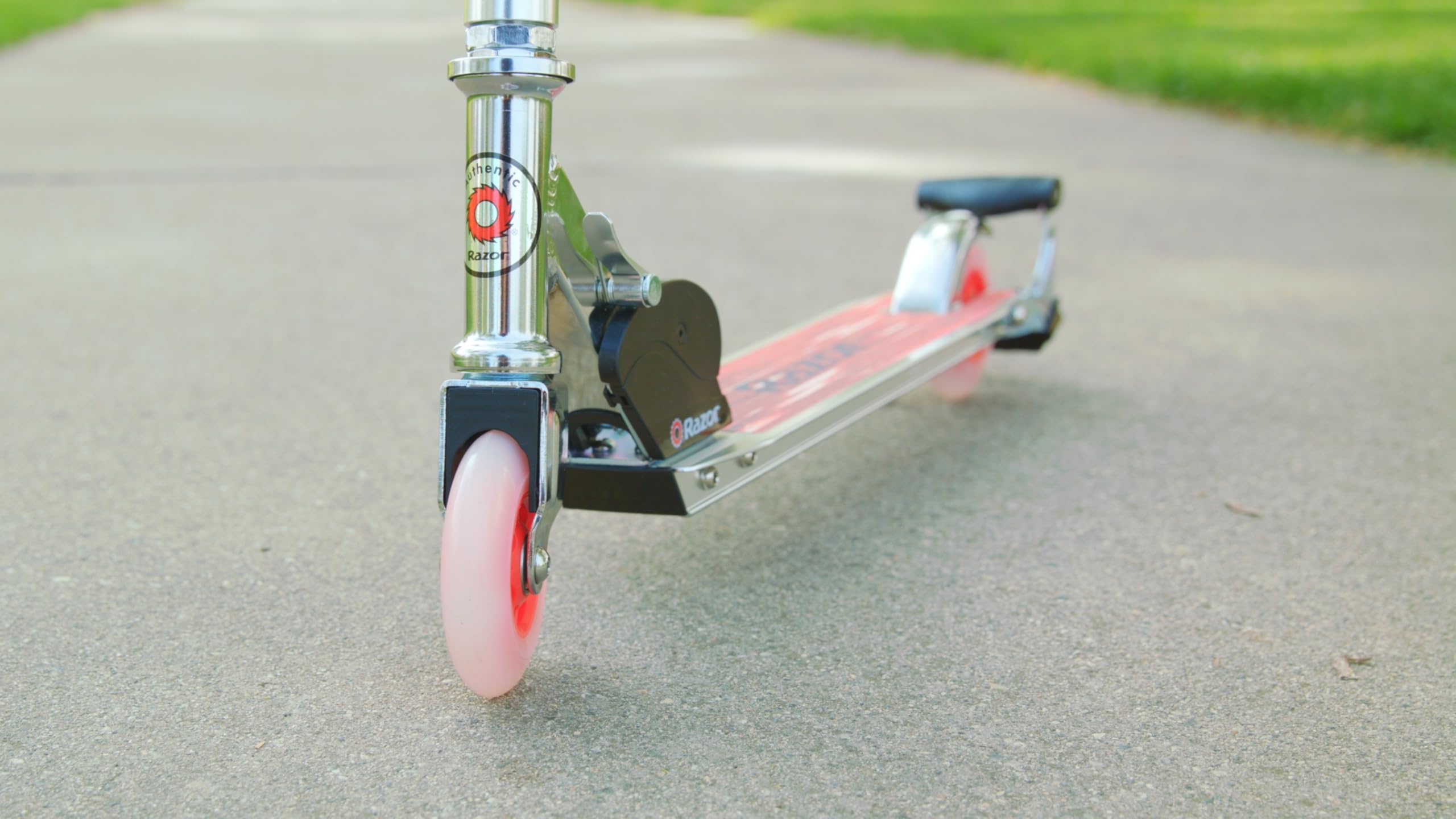 Razor Spark Ultra Kick Scooter for Kids Ages 8+ - Ultra Bright LED Wheels, Rear-Fender Brake, Adjustable Handlebars, for Riders up to 143 lbs