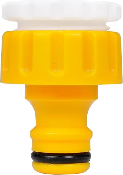 Hozelock Outdoor Tap Connector 21mm-26.5mm (1/2"-3/4") Threaded Tap Adaptor Hose