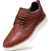 HCUBEAW Men's Dress Sneakers Oxfords Shoes Business Wingtip Casual Walking Brogue Shoes