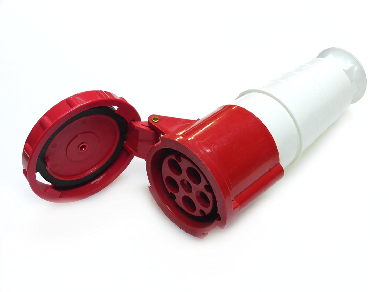 63 amp 5 pin trailing socket coupler 380V 415V IP67 3P+N+E waterproof