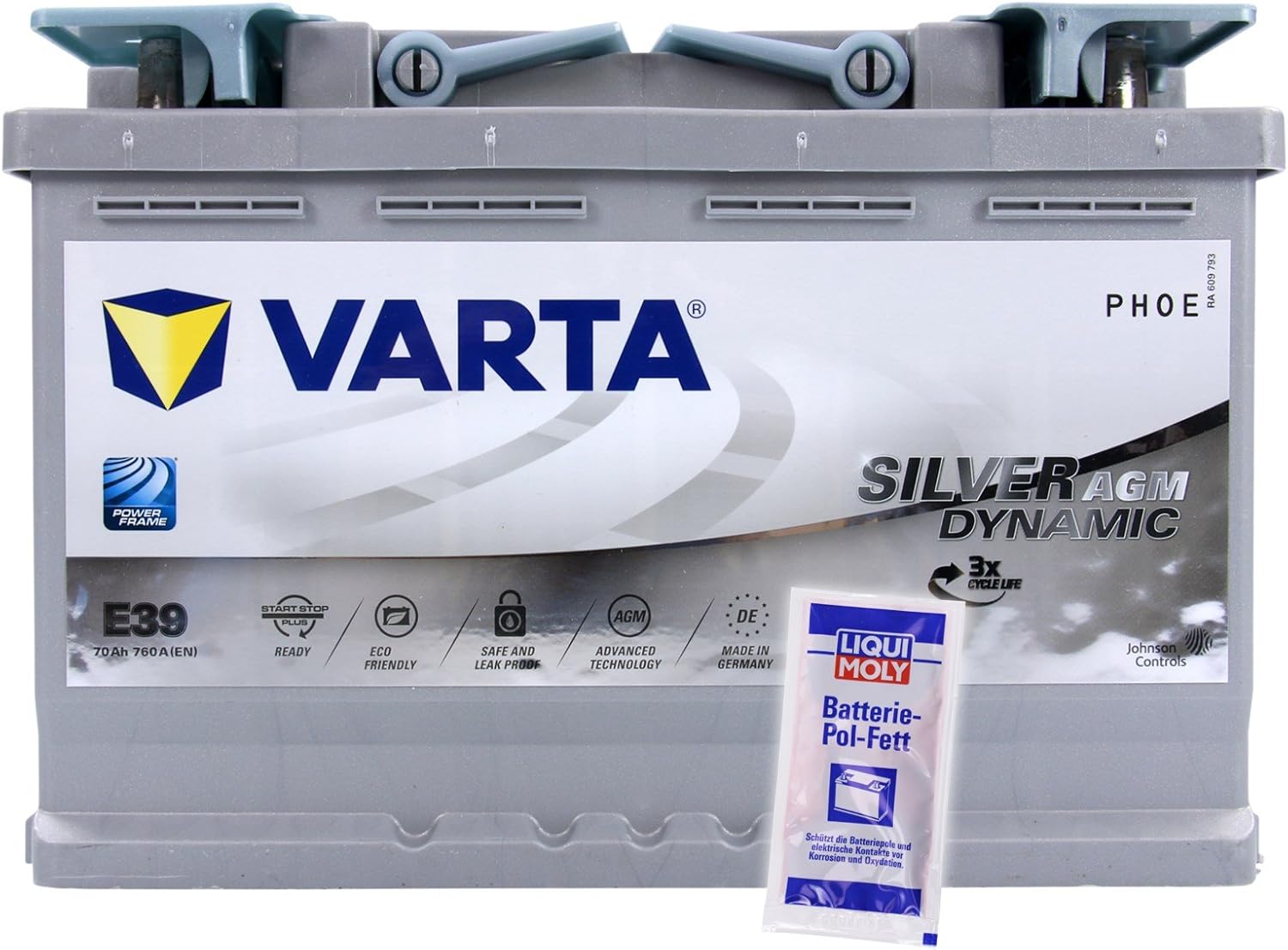 Varta Silver Dynamic 9 Agm 70 Ah 12 V 760 A Car Battery Starter Battery Passenger Car Vehicle Battery Replaces 64 Ah 65 Ah 66 Ah 68 Ah 570 901 076 Plus Liqui Moly Battery Terminal Grease 10g Amazon Co Uk Varta Silver Dynamic 9 Agm 70 Ah 12 V 760 A Car Battery Starter Battery Passenger Car Vehicle Battery Replaces 64 Ah 65 Ah 66 Ah 68 Ah 570 901 076 Plus Liqui Moly Battery Terminal Grease 10g Amazon Co Uk