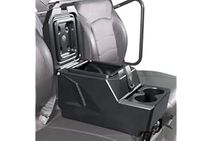StarknightMT UTV Center Console Armrest Box with Cup Holders, Universal Fit Bench Seat Storage Compatible with Ranger 1000/ X