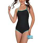Beautikini Period Swimwear - One Piece Bathing Suit Menstrual Leakproof Swimsuit for Teen Girls and Women