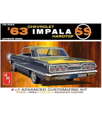 Amazon.com: AMT 1964 Chevrolet Impala Super Street Rod 1:25 Scale
