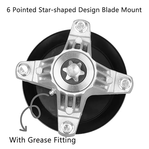 Spindle Fit for Troy Bilt Pony Mower 918-06991 Greaseable