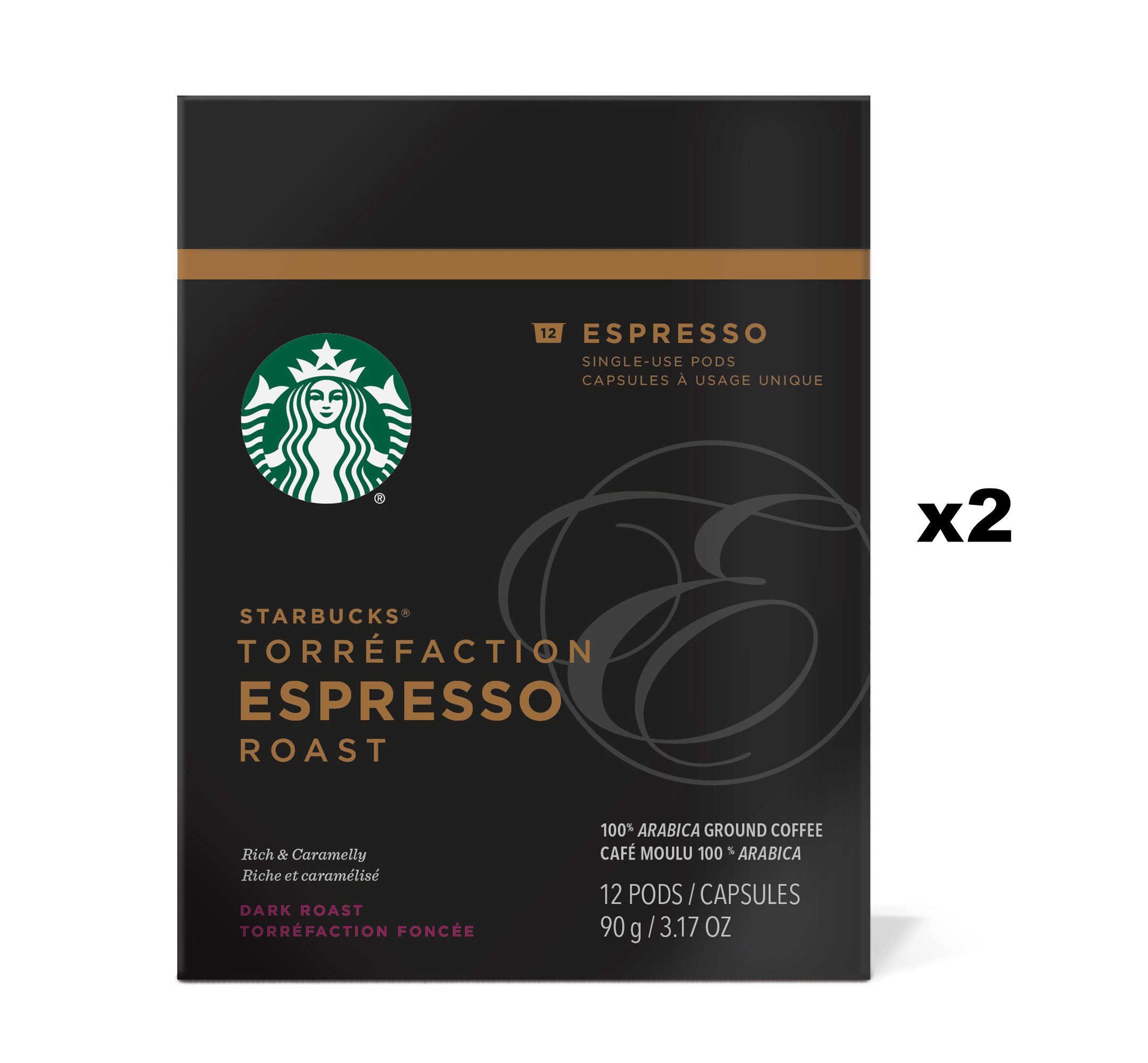 Starbucks Verismo Espresso Roast Espresso Pods (24 Count) 762111141958