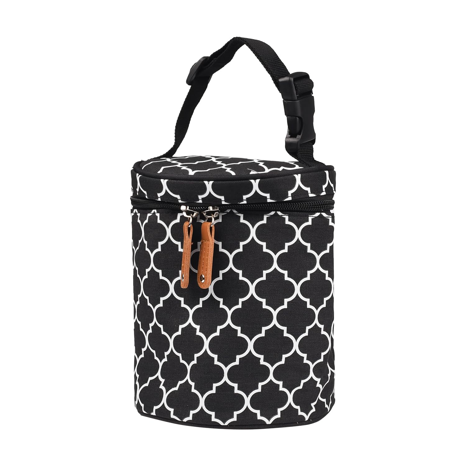 MEISH Baby Bottle Bag Insulated Baby Bottle Bag Breastmilk Cooler Bag for Nursery Trip (Black)