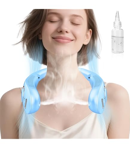 Neck Fans That Blow Cold Air Rechargeable Neck Fans