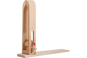 Mandala Crafts Hand Leather Stitching Pony - Handheld Leather Sewing Clamp Horse Vise Tool for Leathercraft, Stitching, and L