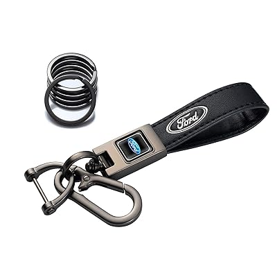 Ford Genuine Leather Car Logo Keychain Ring Black Zambia Ubuy