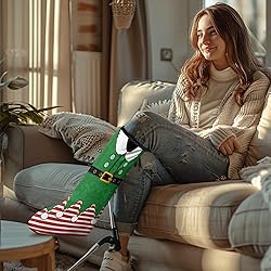 LedBack Christmas Cast Cover for Foot and Leg Santa