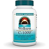 Source Naturals Wellness C-1000 with Antioxidant Protection and Immune Protection* - 50 Tablets