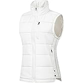 Chrisuno Women's Winter Vests Outerwear Lightweight Quilted Puffer Utility Vest