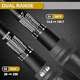 Uharbour 1/2 Drive Torque Wrench 20-230 Nm Dual Direction 1 Nm Adj ±3% Acc w/ view 2