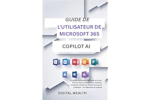GUIDE DE L'UTILISATEUR DE MICROSOFT 365 COPILOT AI: Le guide d'utilisation complet et à jour d'Excel, Word, PowerPoint, Outlo