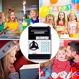 Thedttoy Digital Money Box Mini ATM Safe for Kids 3 4 5+ Black view 6