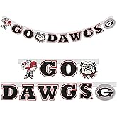 University of Georgia GO DAWGS BANNER - Bulldogs Spirit - Game Time Banner - 8 feet Long. by Havercamp