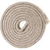SoftTouch Self-Stick Heavy Duty Felt Strip Roll &ndash; 1/2" x 60" Cut-to-Size Floor &amp; Furniture Surface Protectors, Oatmeal