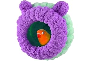 KATUMO Bird Nest, Conure Breeding Bed Parrotlet Snuggle Bed Lovebird Nest for Conure, Lovebird, Canary, Finch, Hamster (Less Than 5 inches Long)