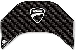 labelbike - 3D Sticker for Motorcycle Decoration and Protection of The Ignition Key Area Compatible with Motorcycles Ducati Hypermotard 950 2019-2024