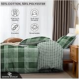 GC Gaveno Cavailia Checked Bedding Double Duvet Cover 200x200 Green view 3