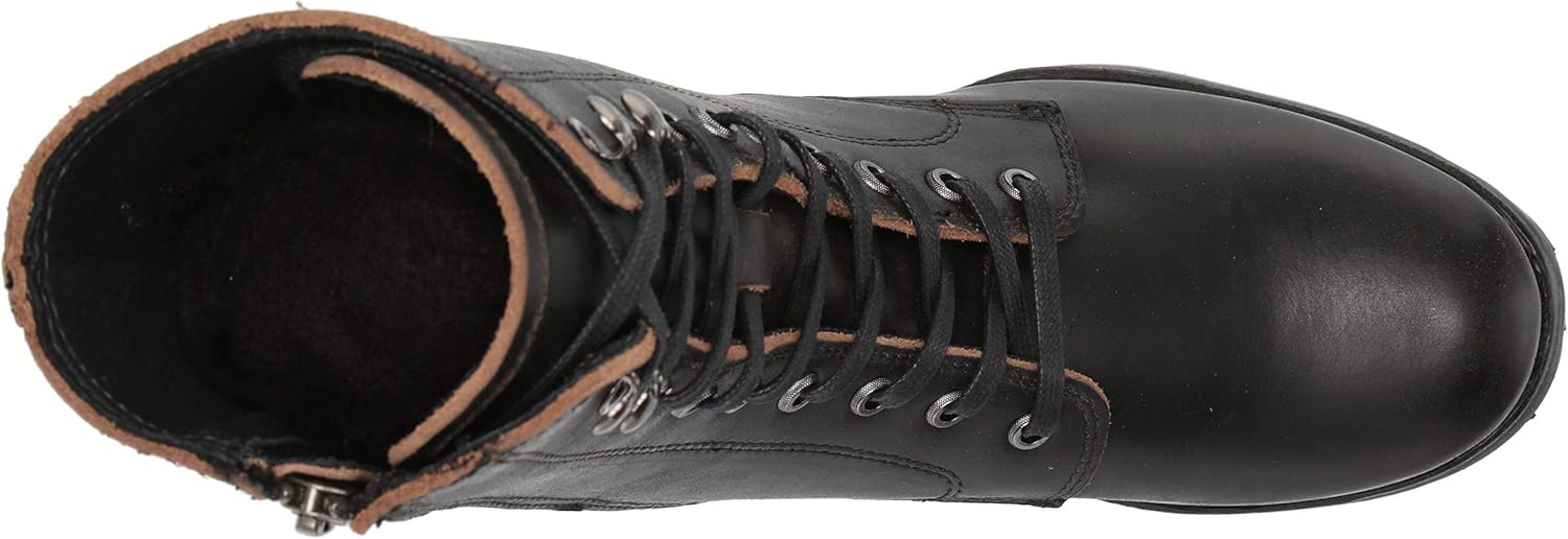 frye women's sabrina moto lace up combat boot