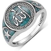 Tajuxa Islamic Ring for Men 925 Sterling Sliver
