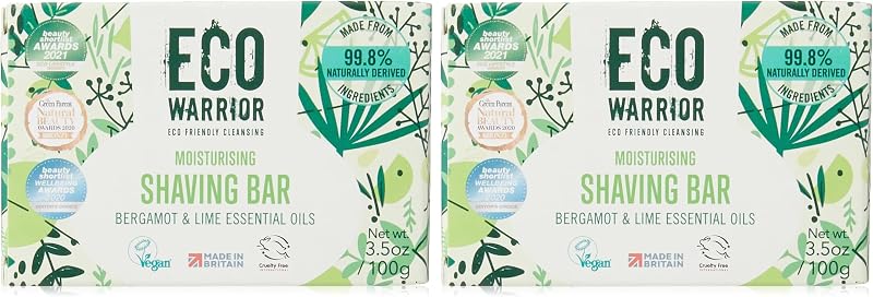 Little Soap Eco Warrior Shaving Soap Bar Vegan Cruelty Free 100g