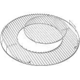 22.5 Inch Grill Grate Replacement 8835 for Weber Charcoal Kettle Grills | Round Grate Fits 22.5&rdquo; Kettle/Performer/Master-Touch,Replace Weber OEM Part 8835,Flip Hinged for Easy Adding Charcoal