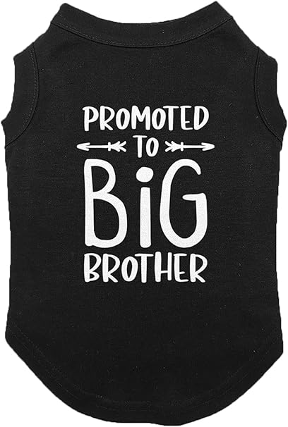 promoted to big brother dog shirt