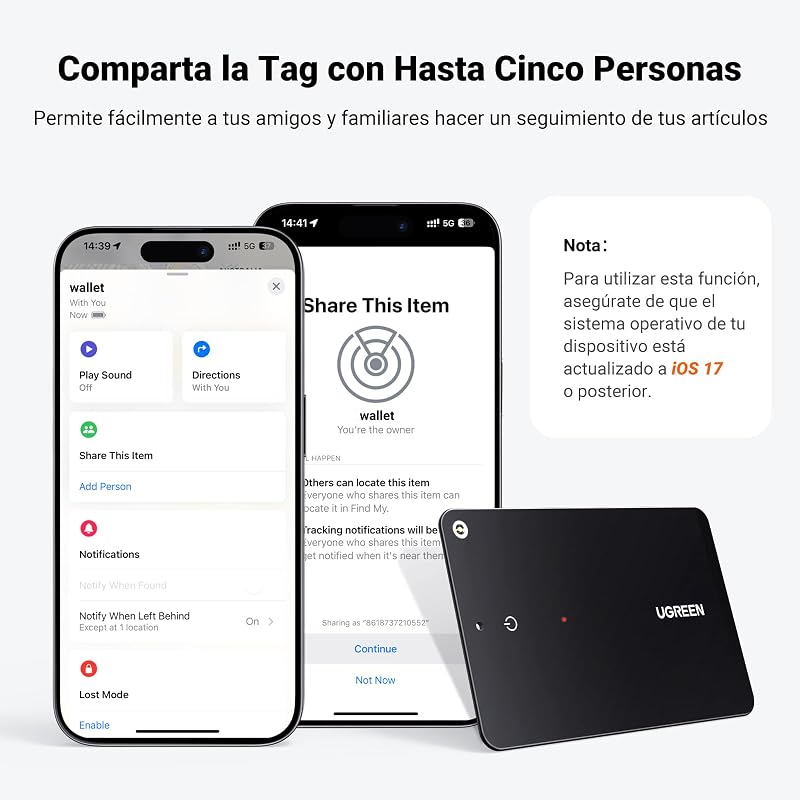 FineTrack Slim Smart Finder Locator Apenas iOS (NÃO Android) Cartão de rastreamento Bluetooth Rastreador para carteira de passaporte Saco de bagagem IP68 à prova de água — foto 7 de 8