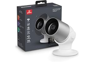 Globe Electric Wi-Fi Smart Indoor/Outdoor Security Camera, No Hub Required, 1080p, Motion Detection, 2-Way Voice, Night Visio