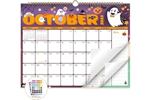 XISIDO 2025-2026 Wall Calendar, Calendar 2025-2026, 18 Month Calendar July 2025 - December 2026, 14.8" X 11.5", Calendar with Twin-Wire Binding, Hanging Hook and Julian Dates (Seasonal Designs)