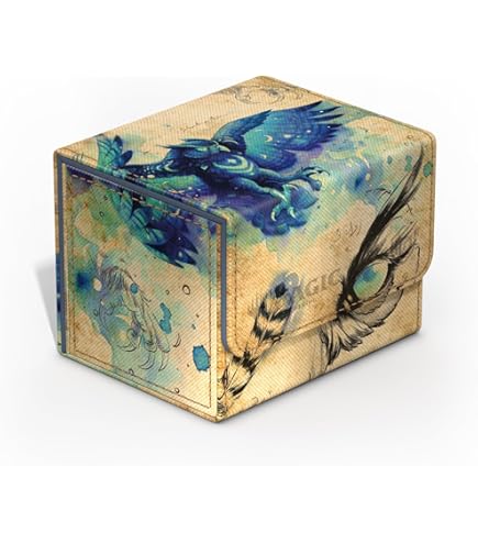 MTG ブルームバロー アルコーブ フリップ デッキボックス Amazon.com : Ultra Pro - Bloomburrow Premium Alcove Edge Deck Box