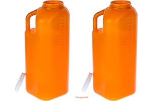 FISHER SCIENTIFIC 2 Medical 24-Hour Urine Collections Bottle Containers; Screw Top Urinals Men and Women, Unisex Urine Collection Containers