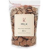 K Chocolate Melting Wafers Bulk Perfect For Dipping, Deserts, Baking And More (2 Pound, Milk)