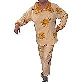 FAZONISTA Fleece Pajama Set Yellow Chick Small