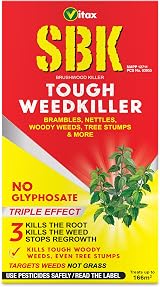 Vitax SBK Tough Weedkiller 500ml Brushwood Killer Kills Roots 166m2