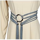 Joukavor Viking Troll Cross Rope Belt - Medieval Norse Witch Belt for Women