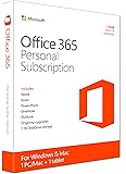 Microsoft Office 365 Personal - 1 User - 1 Year Subscription (PC/Mac)