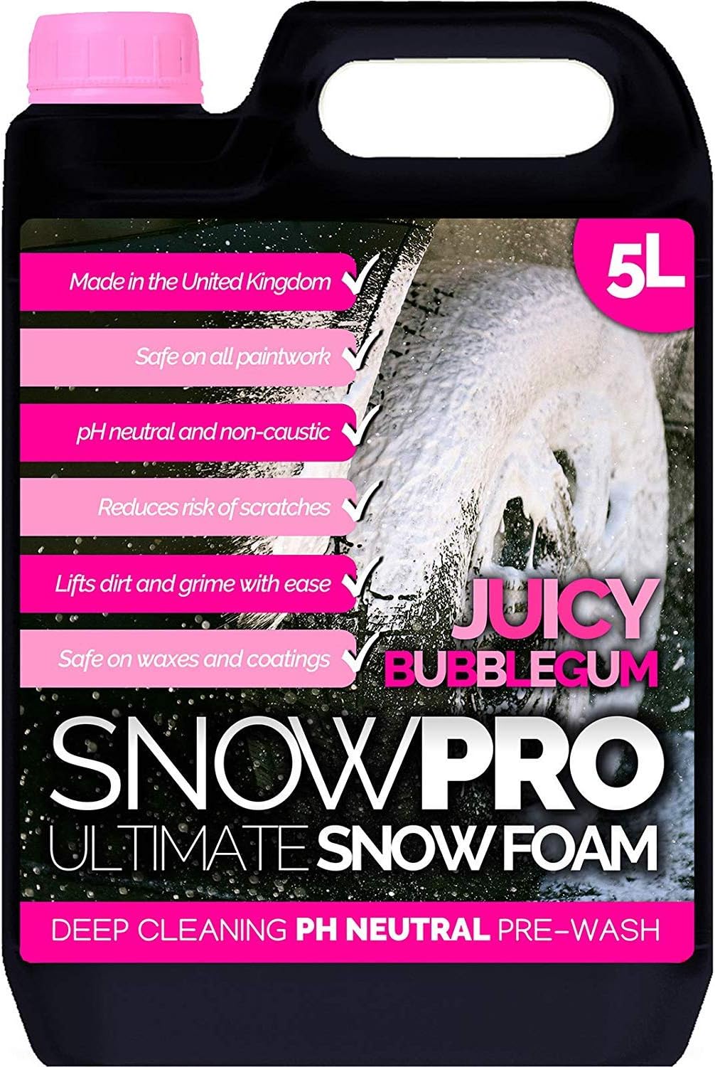 SnowPro Snow Foam Shampoo Car Wash 5L Soap pH Neutral Vehicle Cleaning