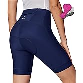 Ewedoos Padded Bike Shorts Women 4D Padding Cycling Shorts with Pocket Road Mountain Ride Womens Biking Bicycle Biker Shorts